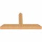 Ekena Millwork Portland Timber Gable Bracket, Western Red Cedar, 60"W x 30"H x 5 1/2"D x 5 1/2"F, 12/12 Pitch GBW060X30X0606POR00SWR - alternate 4